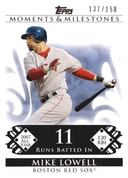 2008 Topps Moments & Milestones #102-11 Mike Lowell Front