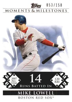 2008 Topps Moments & Milestones #102-14 Mike Lowell Front