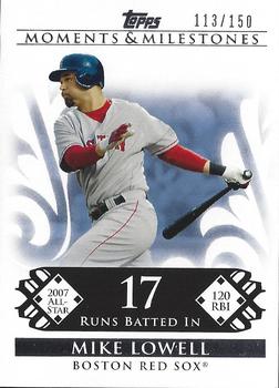 2008 Topps Moments & Milestones #102-17 Mike Lowell Front
