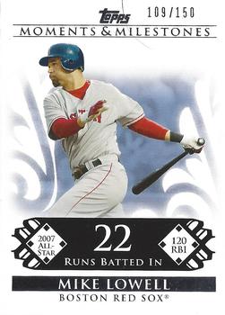 2008 Topps Moments & Milestones #102-22 Mike Lowell Front