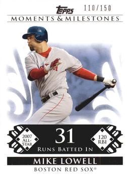 2008 Topps Moments & Milestones #102-31 Mike Lowell Front