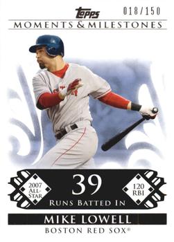 2008 Topps Moments & Milestones #102-39 Mike Lowell Front