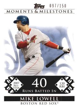 2008 Topps Moments & Milestones #102-40 Mike Lowell Front
