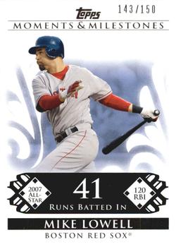 2008 Topps Moments & Milestones #102-41 Mike Lowell Front