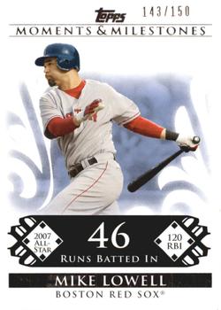 2008 Topps Moments & Milestones #102-46 Mike Lowell Front
