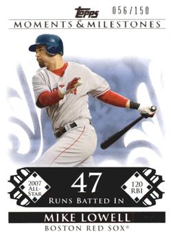 2008 Topps Moments & Milestones #102-47 Mike Lowell Front