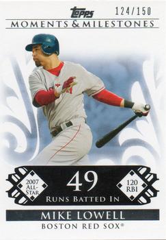 2008 Topps Moments & Milestones #102-49 Mike Lowell Front