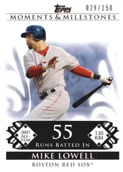 2008 Topps Moments & Milestones #102-55 Mike Lowell Front
