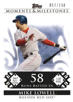 2008 Topps Moments & Milestones #102-58 Mike Lowell Front
