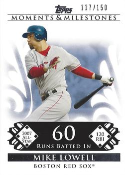 2008 Topps Moments & Milestones #102-60 Mike Lowell Front