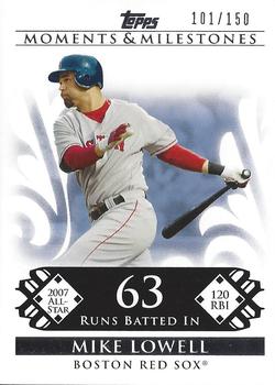 2008 Topps Moments & Milestones #102-63 Mike Lowell Front