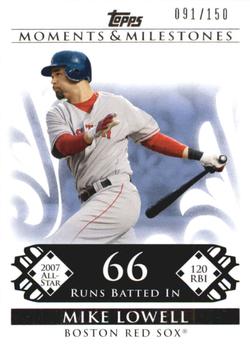 2008 Topps Moments & Milestones #102-66 Mike Lowell Front