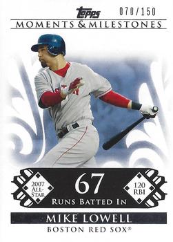 2008 Topps Moments & Milestones #102-67 Mike Lowell Front