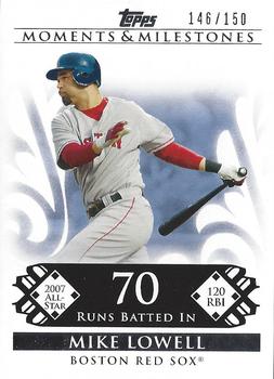 2008 Topps Moments & Milestones #102-70 Mike Lowell Front