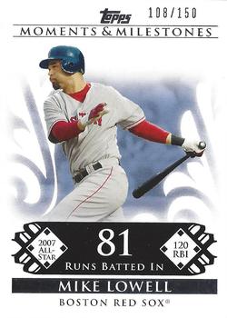 2008 Topps Moments & Milestones #102-81 Mike Lowell Front