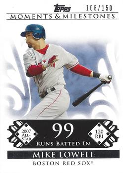 2008 Topps Moments & Milestones #102-99 Mike Lowell Front