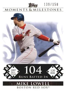 2008 Topps Moments & Milestones #102-104 Mike Lowell Front