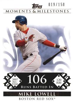 2008 Topps Moments & Milestones #102-106 Mike Lowell Front