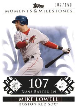 2008 Topps Moments & Milestones #102-107 Mike Lowell Front