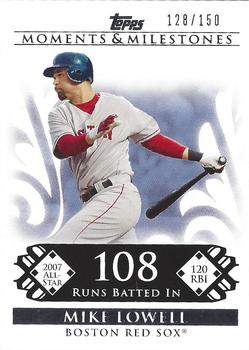2008 Topps Moments & Milestones #102-108 Mike Lowell Front