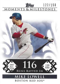 2008 Topps Moments & Milestones #102-116 Mike Lowell Front
