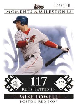 2008 Topps Moments & Milestones #102-117 Mike Lowell Front