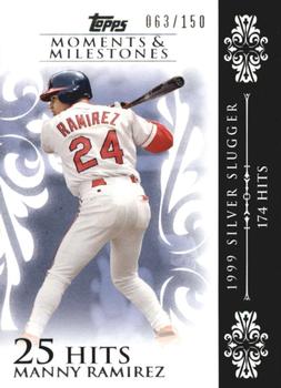 2008 Topps Moments & Milestones #118-25 Manny Ramirez Front