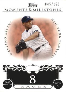 2008 Topps Moments & Milestones #120-8 Mariano Rivera Front