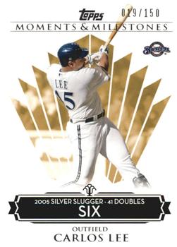 2008 Topps Moments & Milestones #127-6 Carlos Lee Front