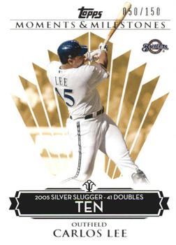 2008 Topps Moments & Milestones #127-10 Carlos Lee Front