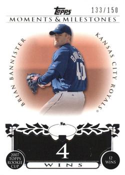 2008 Topps Moments & Milestones #128-4 Brian Bannister Front