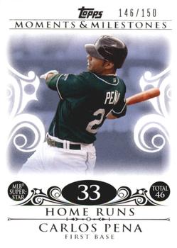 2008 Topps Moments & Milestones #129-33 Carlos Pena Front