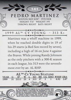 2008 Topps Moments & Milestones #141-37 Pedro Martinez Back