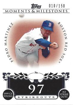 2008 Topps Moments & Milestones #141-97 Pedro Martinez Front