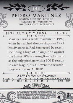 2008 Topps Moments & Milestones #141-125 Pedro Martinez Back