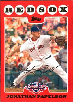 2008 Topps Opening Day #114 Jonathan Papelbon Front