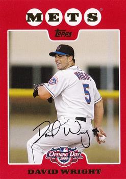 2008 Topps Opening Day #102 David Wright Front
