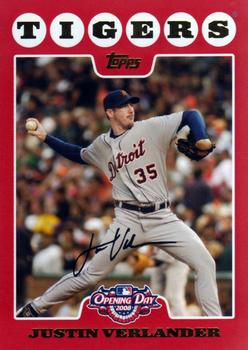 2008 Topps Opening Day #149 Justin Verlander Front