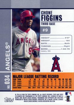 2008 Topps Co-Signers #034 Chone Figgins Back