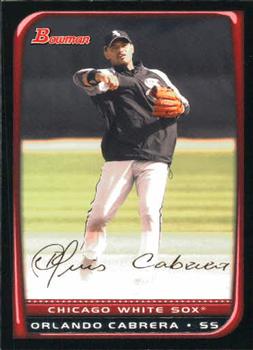 2008 Bowman #107 Orlando Cabrera Front