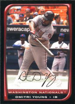 2008 Bowman #23 Dmitri Young Front