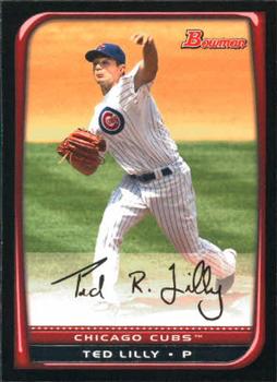 2008 Bowman #46 Ted Lilly Front