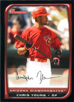 2008 Bowman #54 Chris Young Front