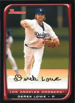 2008 Bowman #72 Derek Lowe Front