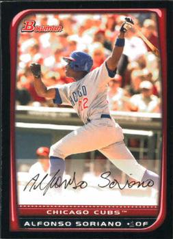 2008 Bowman #75 Alfonso Soriano Front