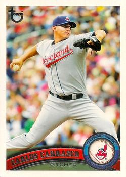 2011 Topps - Throwback #28 Carlos Carrasco Front