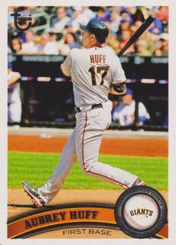 2011 Topps - Throwback #107 Aubrey Huff Front