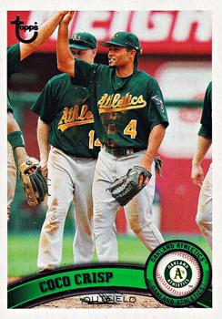 2011 Topps - Throwback #190 Coco Crisp Front