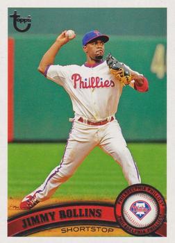 2011 Topps - Throwback #199 Jimmy Rollins Front