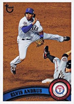 2011 Topps - Throwback #435 Elvis Andrus Front
